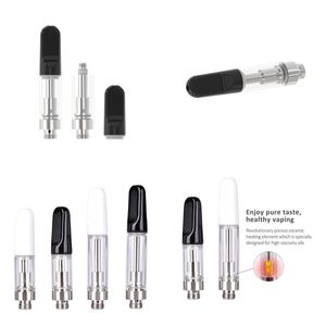 Hervulbare wegwerp lege 510 draad vape-cartridges voor dikke olie keramische spoel vape-tankcartridge olie vape-verstuiver 0,5 ml 1,0 ml