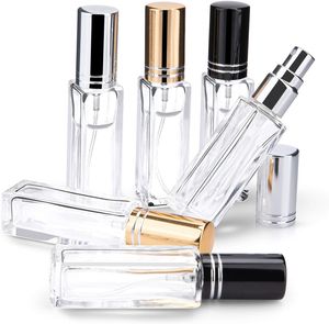 Flacons de parfum vides rechargeables sans fuite, flacons de parfum portables de 10 ml min avec pulvérisateur, flacon atomiseur de parfum en verre pour distribution de liquide