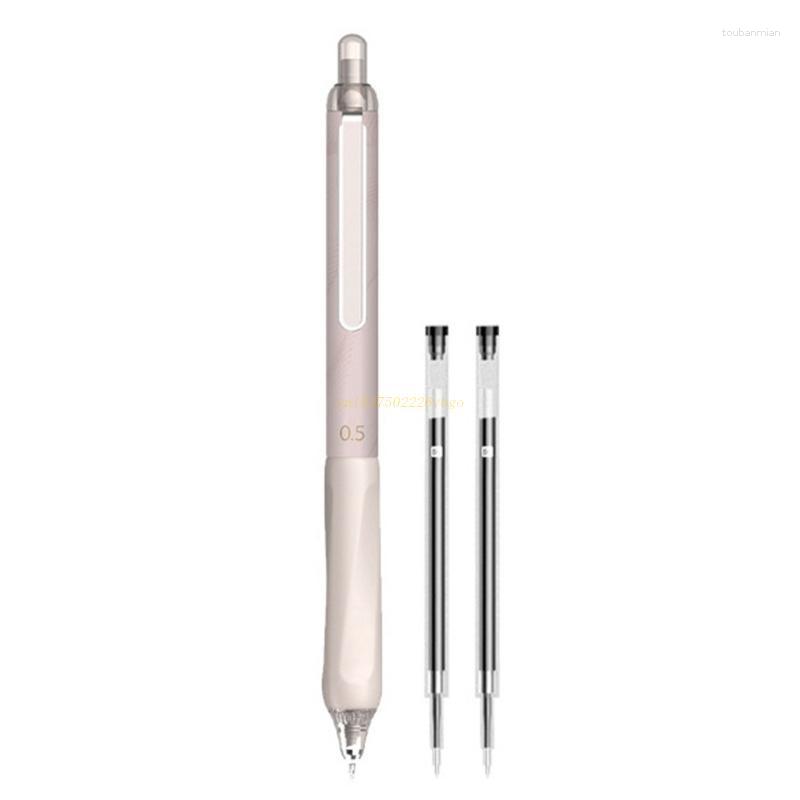 Los bolígrafos de gel recargables incluyen 2 recambios de bolígrafo de tinta retráctil de 0,5 mm.