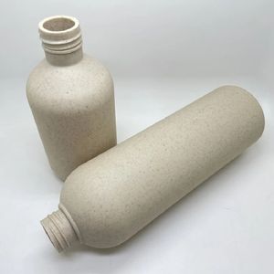 Navulbare lotionfles cosmetische doucheshampoo verpakking tarwecontainer voor essentiële shampoo -reiniging