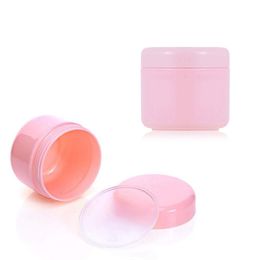 Navulbare plastic make -up pot 10/20/30/50/100 g lege monsterflessen pot reis gezicht crème lotion cosmetische container roze