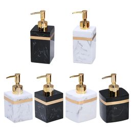 Navulbare harszeepdispenserhandleiding herbruikbare lege vloeibare handwascontainer voor tafelblad wastruimte keuken douche shampoo 240419