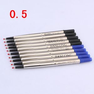 Refills 5 black and 5 BLue ink refill for Stationery 0.5 roller ball pen Refills 230729