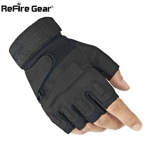 Refire Gear Swat Half Finger Army Gloves Men Us Military Soldier Combat Tactical Handschoenen Anti-Skid Fight Shoot Fingerless Gloves 240424