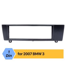 Refiting 182 * 53mm 1Din Frame Kit Auto DVD Stereo Fascia Radio Panel voor 2004 2005 2006 2007-2012 BMW 3 Serie E90 E91