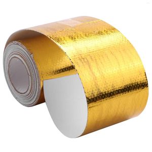 Reflecteer een gouden thermische tape Luchtinlaat Warmte-isolatie Shield Wrap Reflecterende barrière Zelfklevende motor