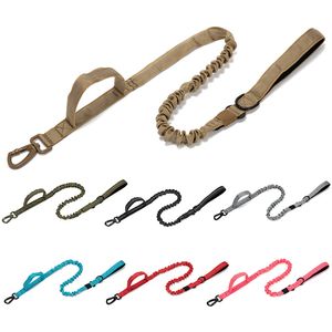 Réfléchissant Anti Choc Chien Laisses Tactique Pet Ceinture De Sécurité Clip Bungee Plomb Véhicule Voyage Harnais De Sécurité