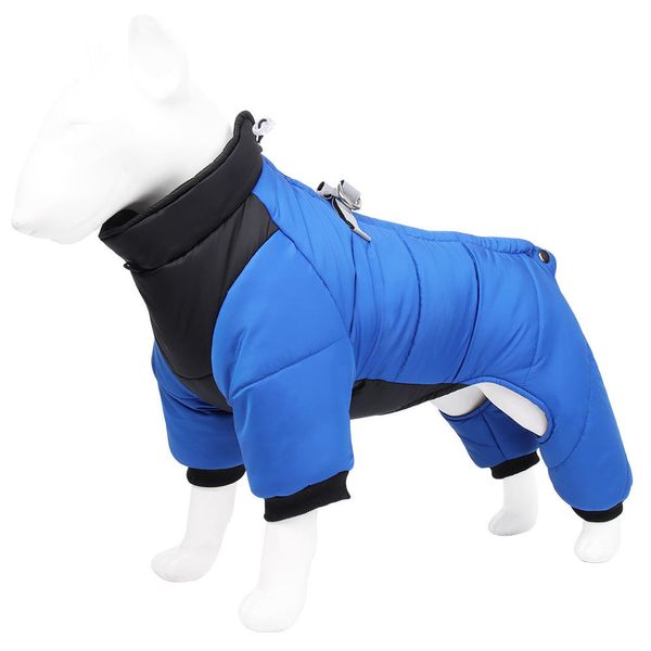 Veste réfléchissante pour chien par temps froid, manteaux d'hiver pour animaux de compagnie avec harnais intégré, vêtements confortables pour chiens de petite, moyenne et grande taille