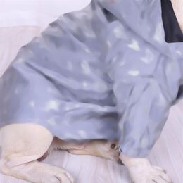 Vêtements de chien personnalisés réfléchissants Vintage lettre fleur veste de chien lumineux belles vestes de chiot pour Chihuahua bouledogue Bichon Schnauz2671