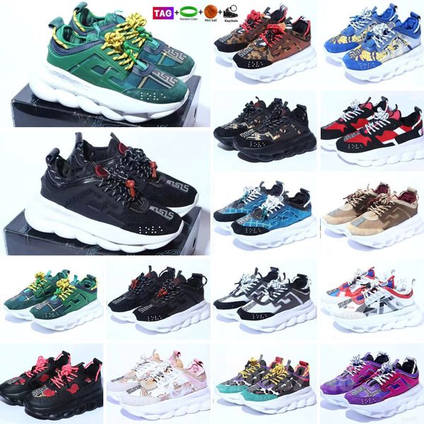 Zapatillas de deporte reflectantes de altura Zapatos casuales Moda Nieve triple blanco multicolor gamuza leopardo verde oscuro amarillo azul hombres mujeres Zapatillas de deporte Botas EUR 36-46