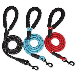 Reflecterend harnas voor honden, verstelbaar nylon trekkoord voor het trainen van lopende honden, halsbandketting, tractietouw voor kleine, grote honden