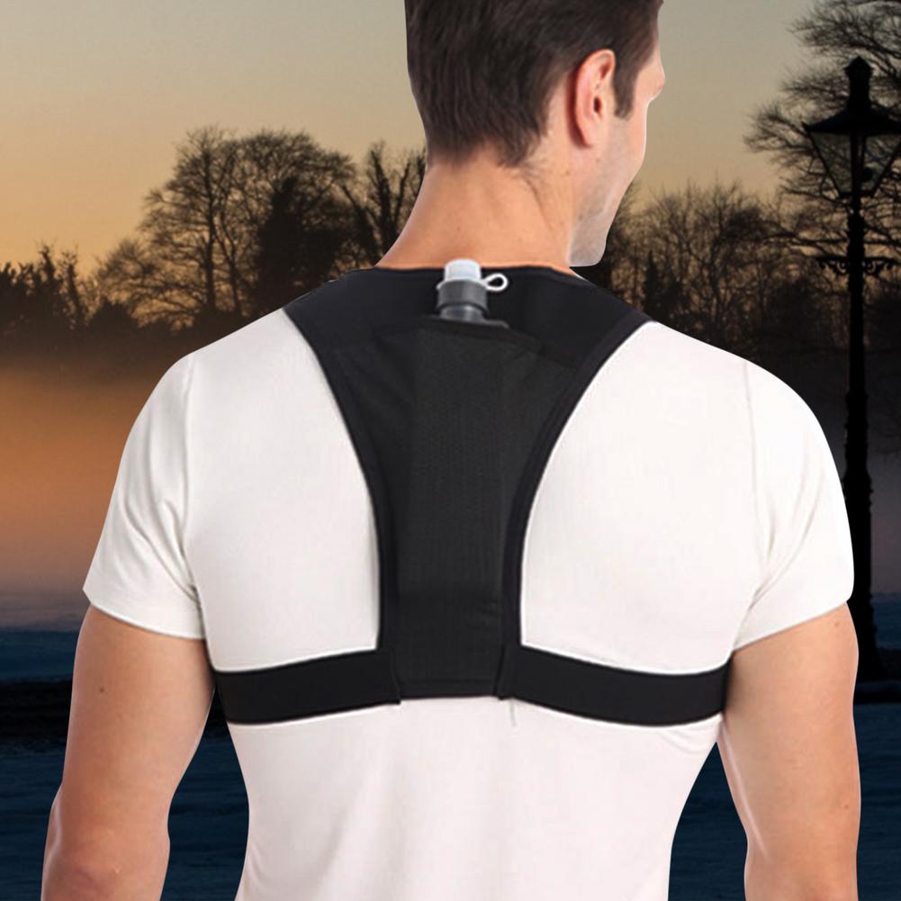 Reflective Running Vest With Mobile Phone Backpack Cycling Vest SBR Sports Phone Holder Bag For Running Cycling Accessories