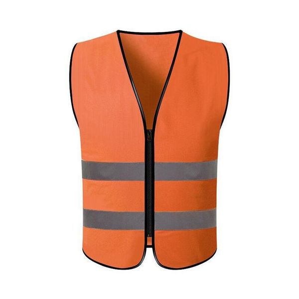 Gilet de sécurité réfléchissant pour hommes et femmes Construction haute visibilité avec poches Uniforme de travail Drop Delivery Office School Bus Ot1Ft