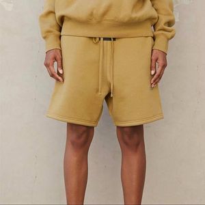 Reflecterende shorts matcha groene vrouwen mannen skateboarden hoogwaardige katoen hardlopen middelste broek joggen kort