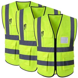 Gilet réfléchissant veste de sécurité bande sécurité personnelle Construction haute visibilité haute visibilité vêtements de travail