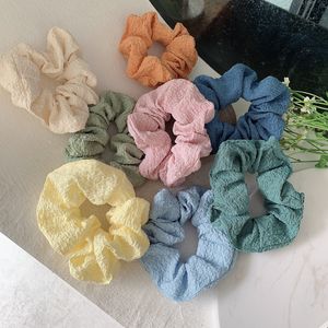 Candy Color Elastic Hairband Sweet Hair Corde Scrunchies Ties Holders Ponytail Bands Rubber Band Hair Accessoires 20pcs