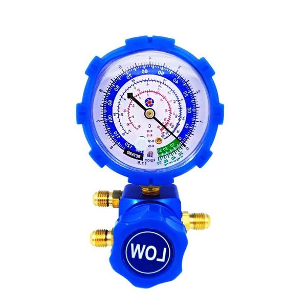 Freeshipping Réfrigérant Basse Pression Manomètre Climatisation R12 R22 R134a Réfrigérant Manomètre Maintenence Outil Wvjgd