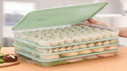 Boîte de rangement des aliments au réfrigérateur, organisateur d'accessoires de cuisine, boulettes fraîches, porte-œufs de légumes empilable, micro-ondes 1466562