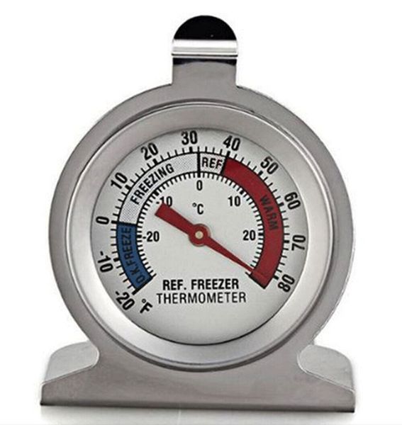 Thermomètre de congélateur pour réfrigérateur, Type cadran, support suspendu en acier inoxydable
