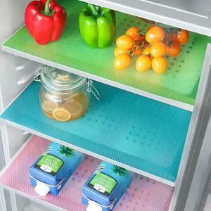 Alfombrillas para refrigerador Liners Refrigeradores lavables Almohadilla cortable Almohadillas impermeables para refrigerador Cajón de refrigerador Estantes para libros Z0036