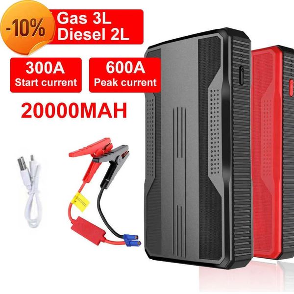 Réfrigérateur Nouveau Démarreur De Voiture Banque D'alimentation 20000Mah Booster De Voiture Chargeur De Batterie De Secours 12V Dispositif De Démarrage 400A/600A Batterie De Démarrage De Voiture