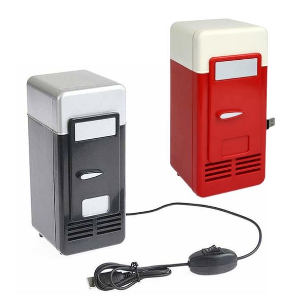 Réfrigérateur Portable Mini 780ml Réfrigérateur Alimenté par USB Voiture Boisson Refroidisseur Maison Bureau Bateau Voyage Cosmétique Réfrigérateur Appareils Polyvalents