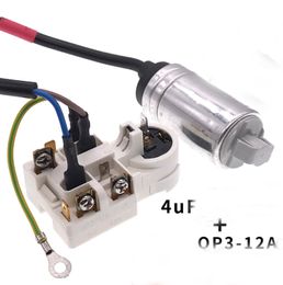 Protecteur de surchauffe de démarreur de réfrigérateur QP3-12A + 4UF, condensateur de démarrage, compresseur de démarreur PTC