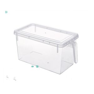 Boîtes de rangement pour réfrigérateur Cuisine Transparent PP Boîte de rangement Grains Haricots Stockage Contenir scellé Accueil Organisateur Conteneur alimentaire 696 K2