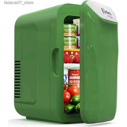 Refrigeradores Congeladores Mini refrigerador 8 latas / 6 litros refrigerante pequeño 110VAC / 12V DC refrigerador termoeléctrico portátil Q240326