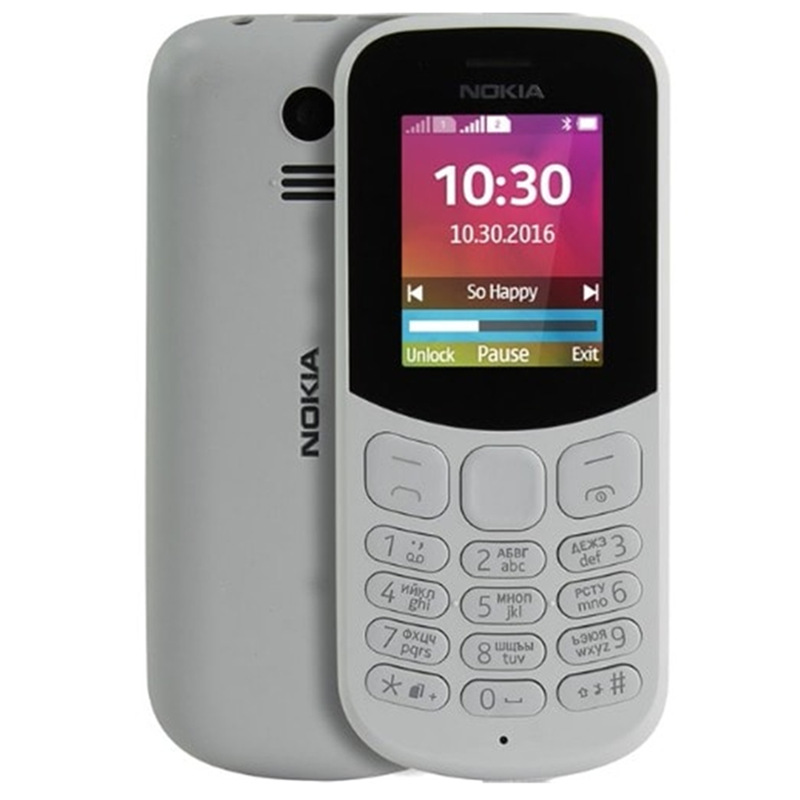 改装された携帯電話Nokia 130 GSM高齢の学生用携帯電話のためのデュアルSIMゲームカメラノスタルジックギフト