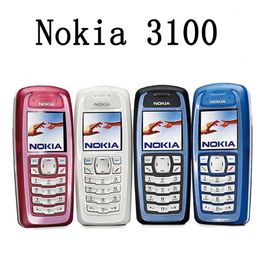 Refurbished Cell Phones Nokia 3100 CDMA 3G GSM Single Card For Old Man Student Mobilephone With Box