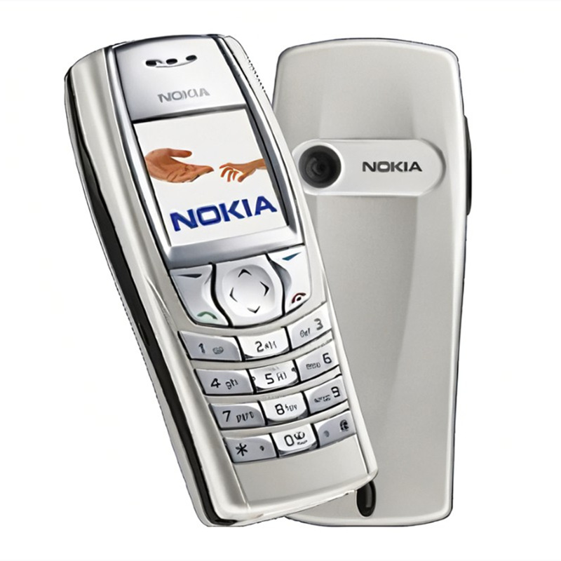 Gerenoveerde mobiele telefoons Nokia 6610 GSM 2G-camera voor oudere studentenmobiele telefoon