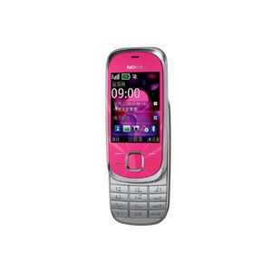 Téléphones portables remis à neuf Nokia 7230 3G WCDMA Slide Phone Musique Bluetooth Téléphone multilingue avec boîte
