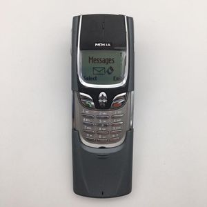 Téléphones portables remis à neuf Nokia 8850 GSM 2G couverture coulissante caméra de jeu pour étudiant âgé téléphone portable cadeau nostalgique
