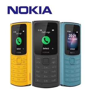 Téléphones portables remis à neuf d'origine NOKIA 110 2G GSM appel classique nostalgie cadeaux téléphone portable pour étudiant vieux homme