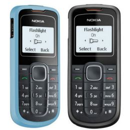 Téléphones portables remis à neuf Téléphone classique d'origine Nokia 1202 GSM 2G pour téléphone portable étudiant âgé
