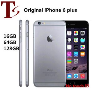 Gerenoveerde originele Apple iPhone 6 Plus zonder vingerafdruk 5.5 inch A8 16/64 / 128 GB ROM IOS ontgrendeld LTE 4G-telefoon