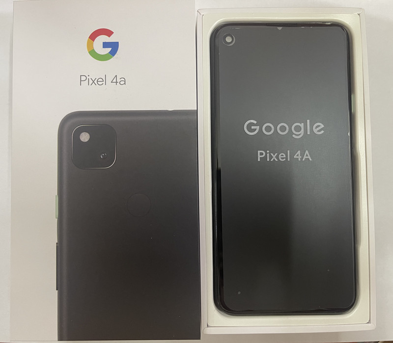 元のGoogle Pixel 4Aロック解除携帯電話Octa Core 6GB/128GB 5.8INCHデュアルリアカメラ4G 5GバージョンAndroid 10