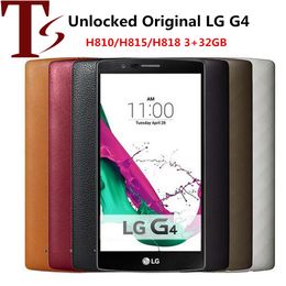 Téléphones d'origine LG G4 H810 H815 H818 5,5 pouces Hexa Core 3 Go de RAM 32 Go de ROM Téléphone reconditionné débloqué 10 pièces