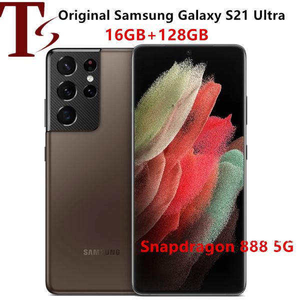 Teléfono Samsung Galaxy S21 Ultra 5G G998U1 reacondicionado desbloqueado 6,8 