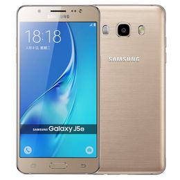 Smartphone d'origine Samsung Galaxy J5 J510F double carte SIM 5,2 pouces Quad Core 16 Go ROM remis à neuf