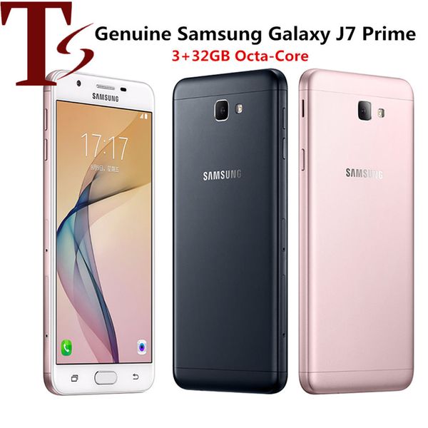 Remis à neuf d'origine Samsung Galaxy J7 Prime G6100 G610F on7 prime 5,5 pouces Octa Core Android 8.0 32GB Téléphone mobile débloqué 10pcs