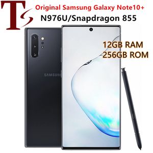 Gerenoveerd originele Samsung Galaxy Note10+ Note10 plus 5G N976U 256/512GB ROM 12GB RAM Octa Core 6.8 