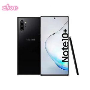 Gerenoveerde Originele Samsung Galaxy Note10 Plus N975U Ontklokt Mobiele Telefoon Octa Core 12GB/256GB ROM 6.8 inch 4G Lte Dynamische AMOLED