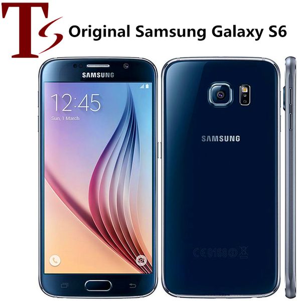 Remis à neuf d'origine Samsung Galaxy S6 G920A G920T G920V G920F 5,1 pouces Téléphone portable débloqué Octa Core 3 Go / 32 Go 16MP téléphone intelligent 10pcs