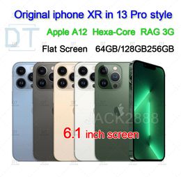 Gerenoveerd origineel ontgrendeld OLED -scherm iPhone XR in iPhone 13 Pro mobiele telefoonstijl Apple iPhone 13Pro RAM 3GB ROM 64 GB/128 GB/256 GB Mobiele telefoon