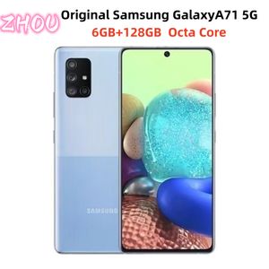 Samsung Galaxy A71 5G A716 remis à neuf 6,7 pouces 128 Go ROM 6G LTE téléphone portable Octa-core smartphone 1 Sim