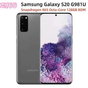Gerenoveerd Samsung Galaxy S20 G981U 128GB 12GB ontgrendelde originele mobiele telefoon Octa Core 6.2 