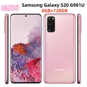 Gerenoveerd Samsung Galaxy S20 G981U G981U1 128GB 12GB ontgrendelde originele mobiele telefoon Octa Core 6.2 