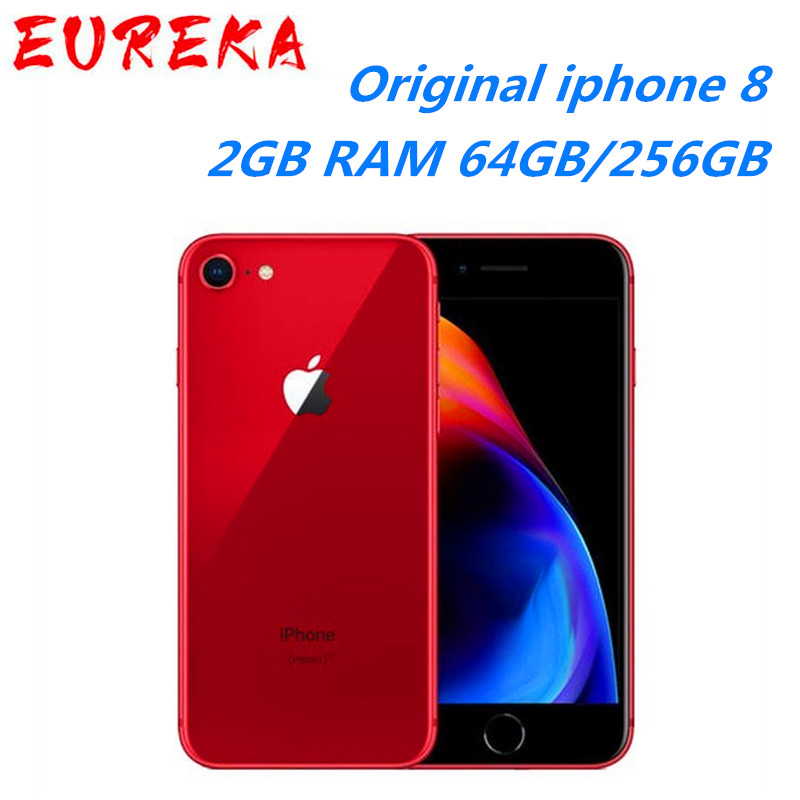 Telefono cellulare Apple iPhone 8 LTE sbloccato ricondizionato 256G/64G ROM 3GB RAM Hexa Core 12.0MP